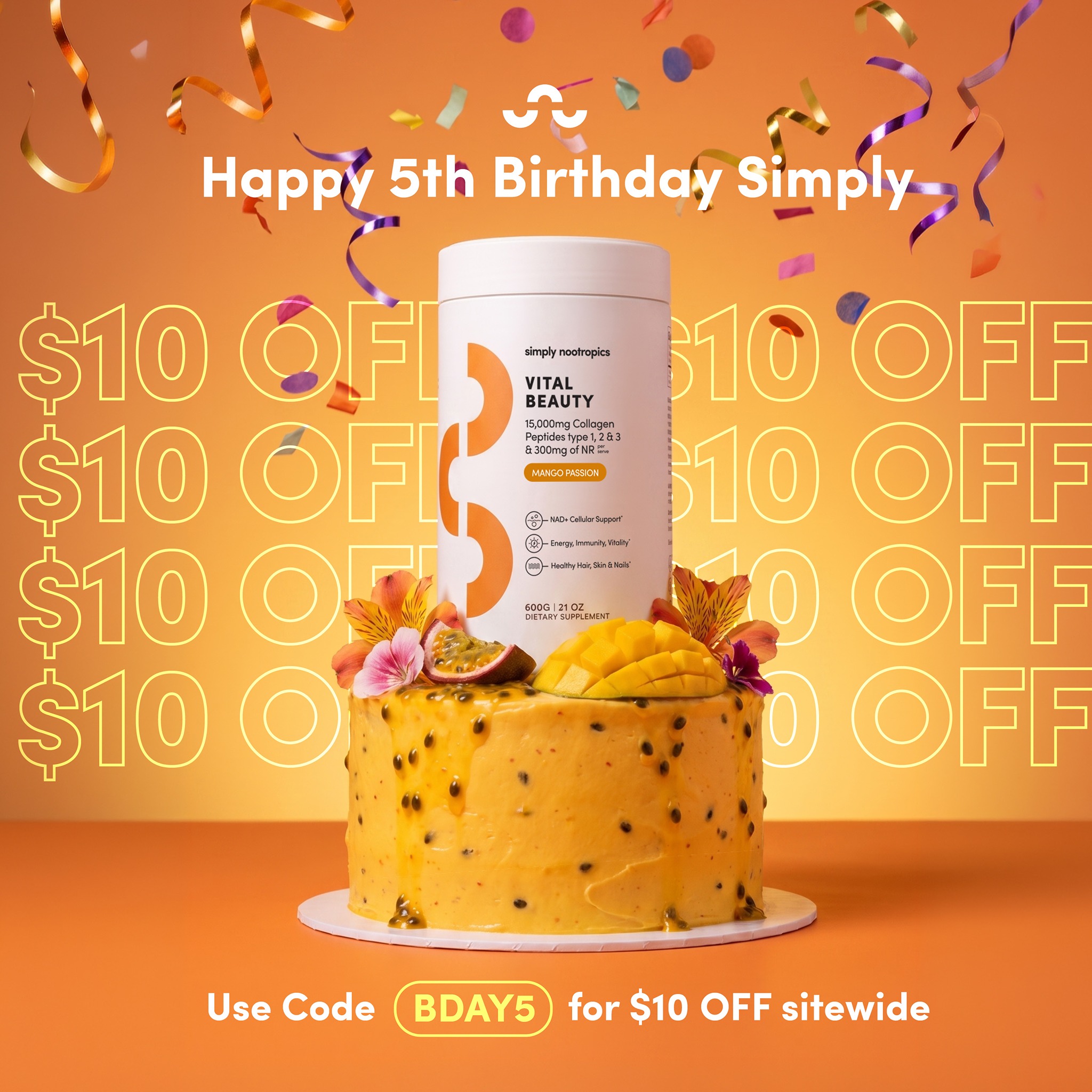 Simply Nootropics Facebook ad