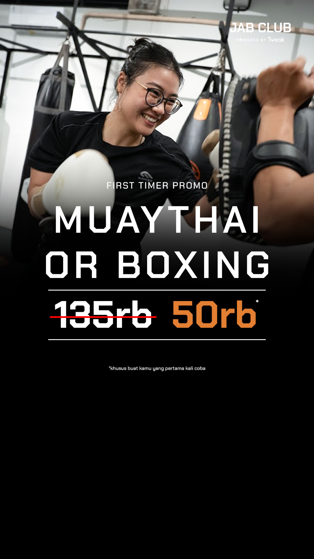 Jab Club Facebook ad: BOXING & MUAY THAI