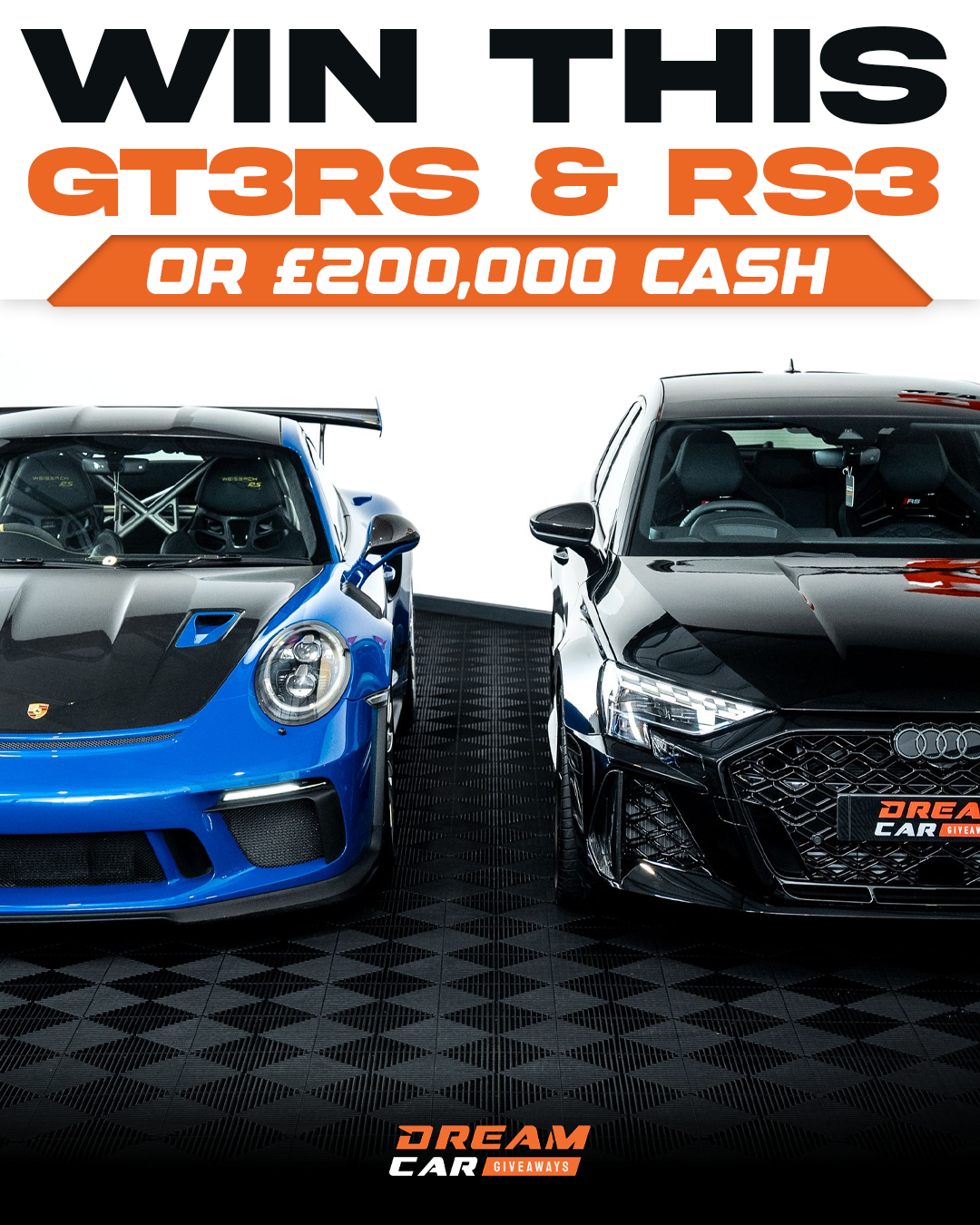 Dream Car Giveaways Facebook ad