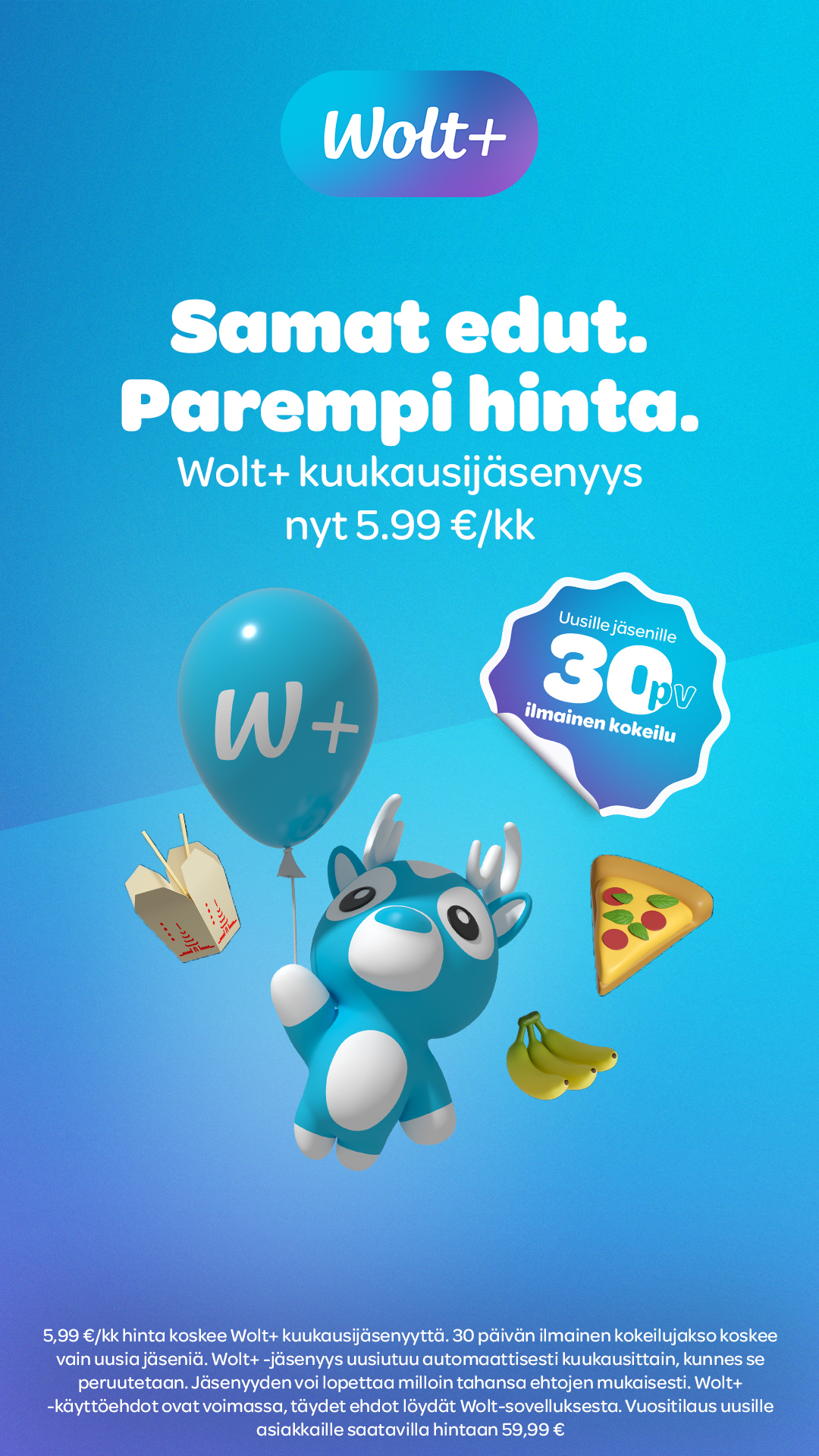 Wolt Facebook ad from May 19, 2026