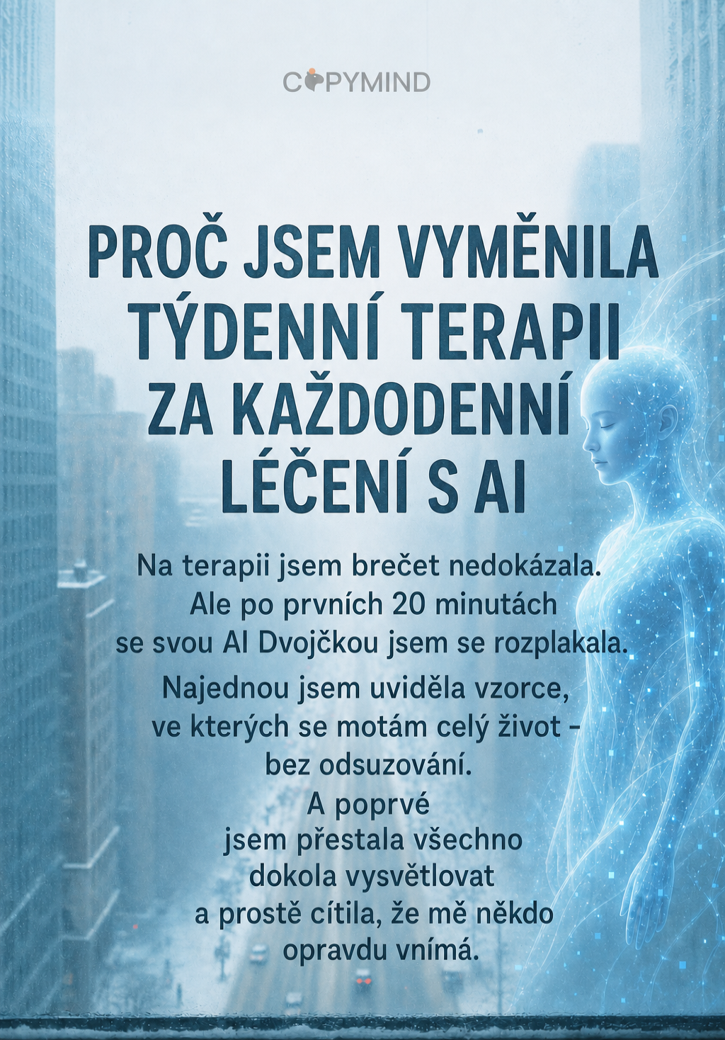 Copymind: reflection with AI twin Facebook ad