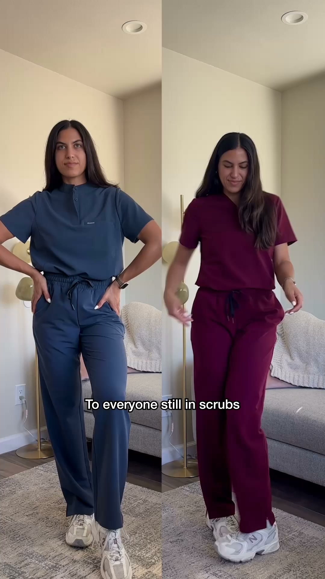 Jaanuu Facebook ad: Scrubs That Go the Extra Shift