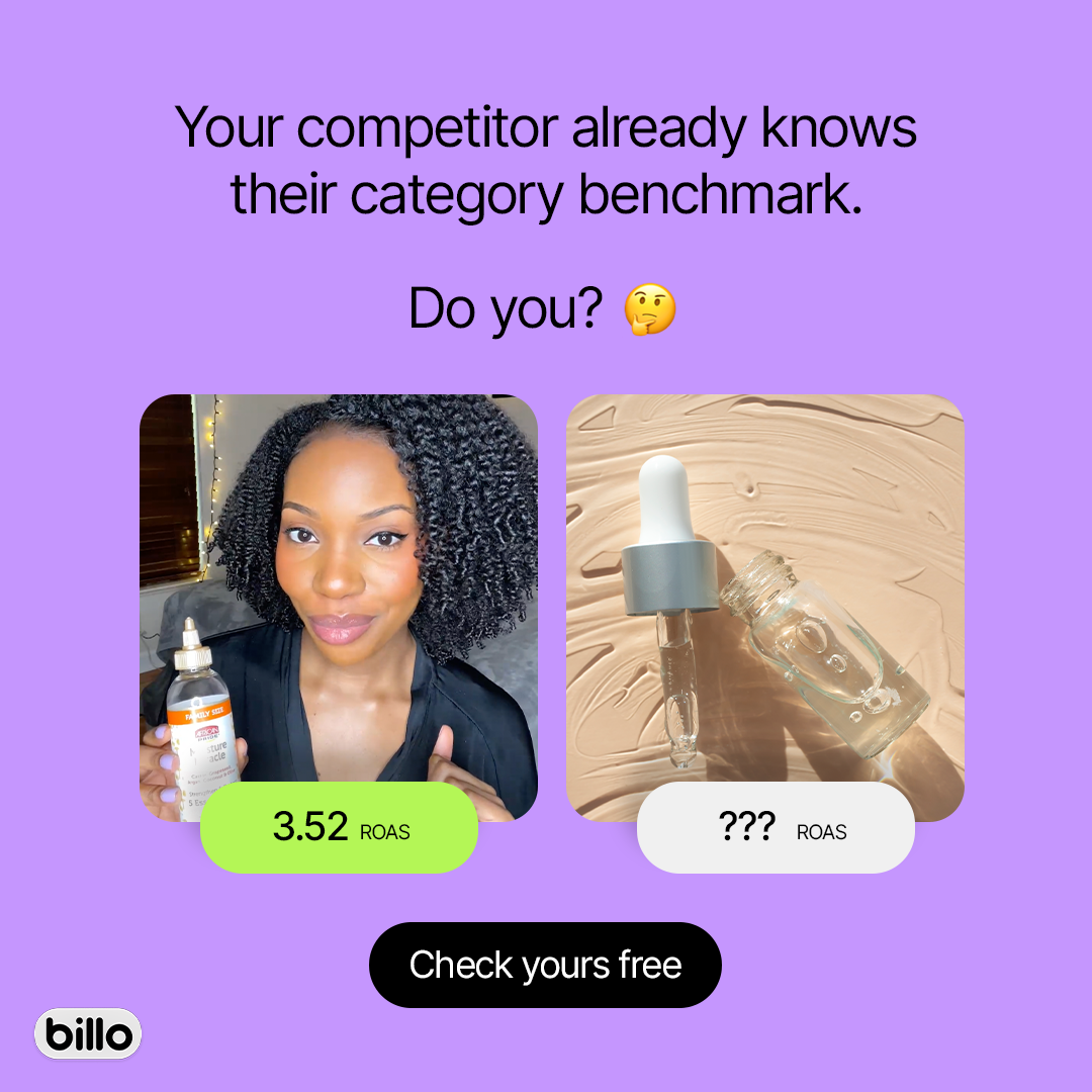 Billo Facebook ad