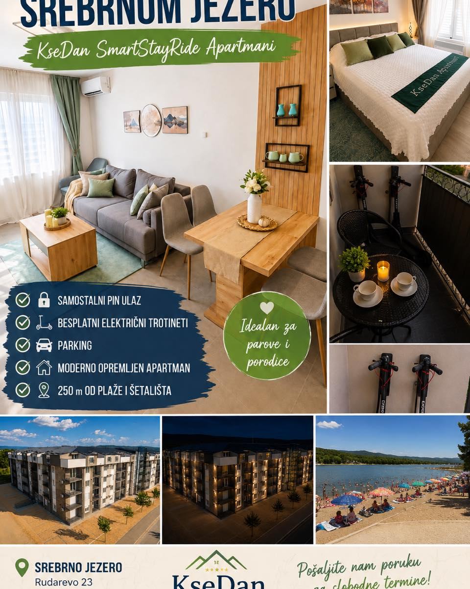 KseDan SmartStayRide Apartmani Facebook ad: Ako već mesecima govoriš moramo negde za vikend…