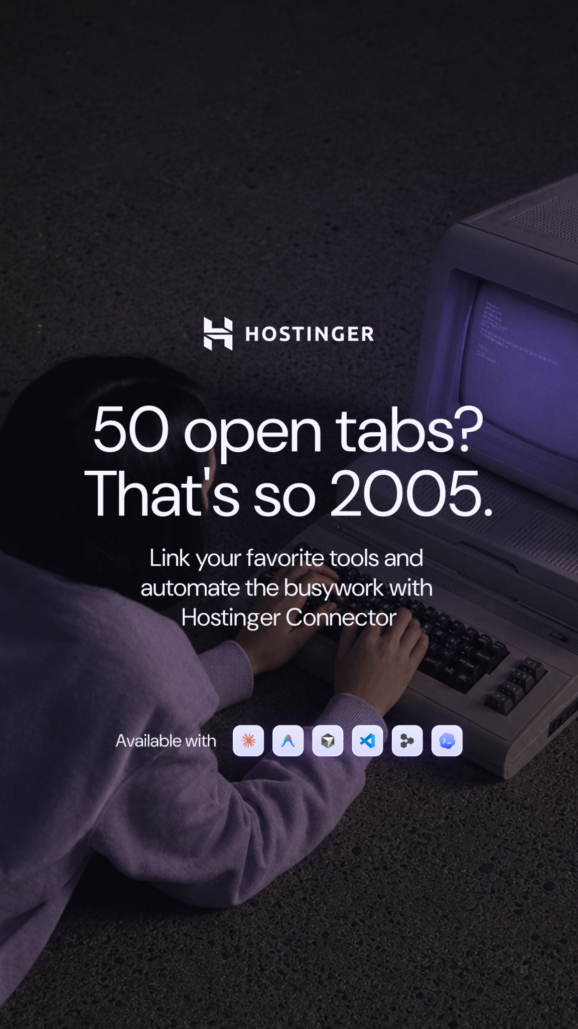 Hostinger Facebook ad: Deploy straight from your IDE