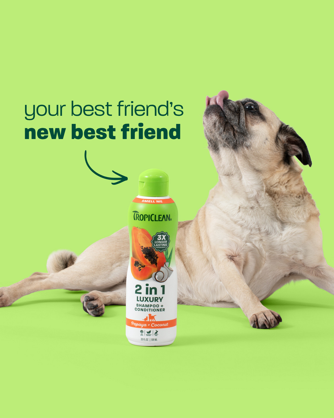 TropiClean Pet Products Facebook ad: My Dog Has Never Smelled Better