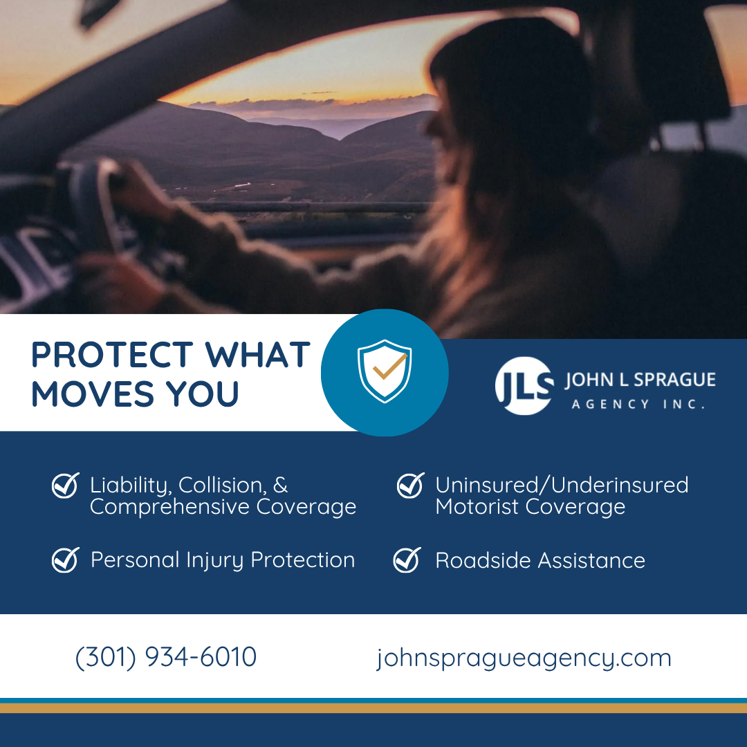 John L. Sprague Agency Facebook ad: Talk to a local agent, Maryland & Virginia