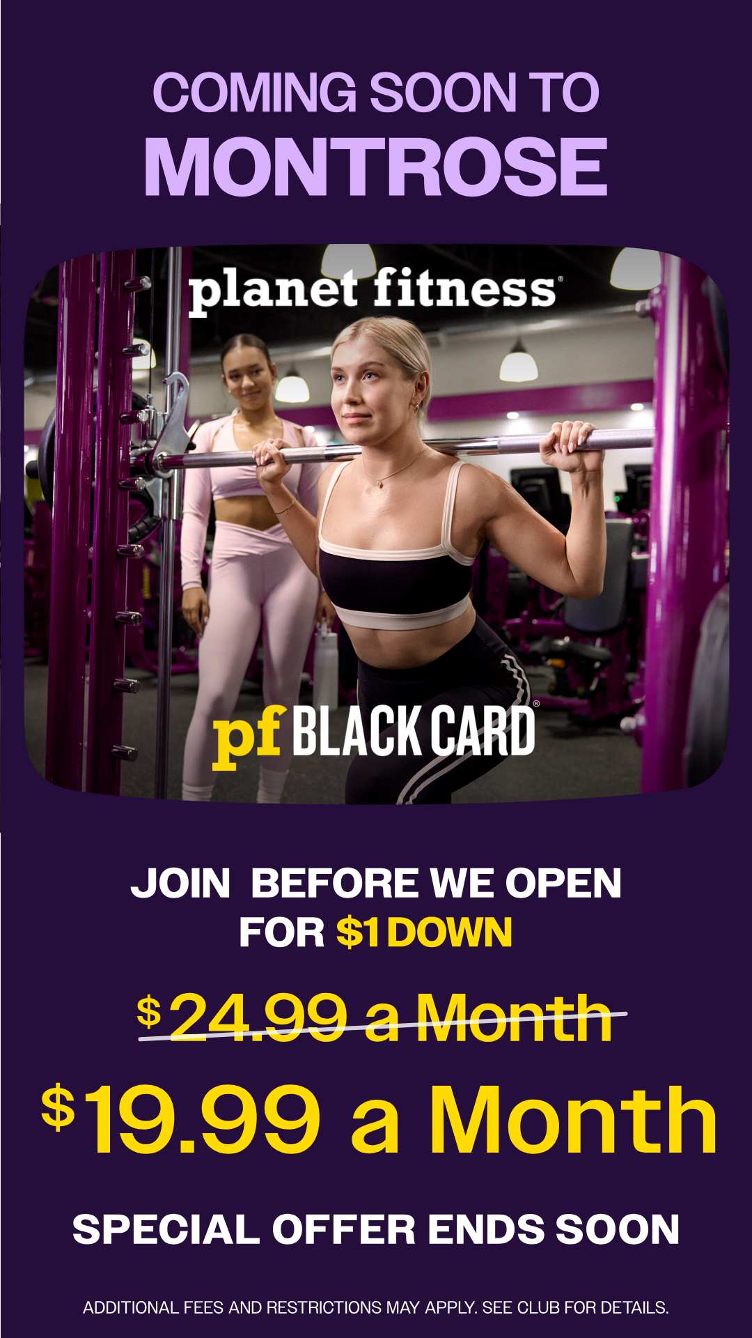 Planet Fitness Facebook ad