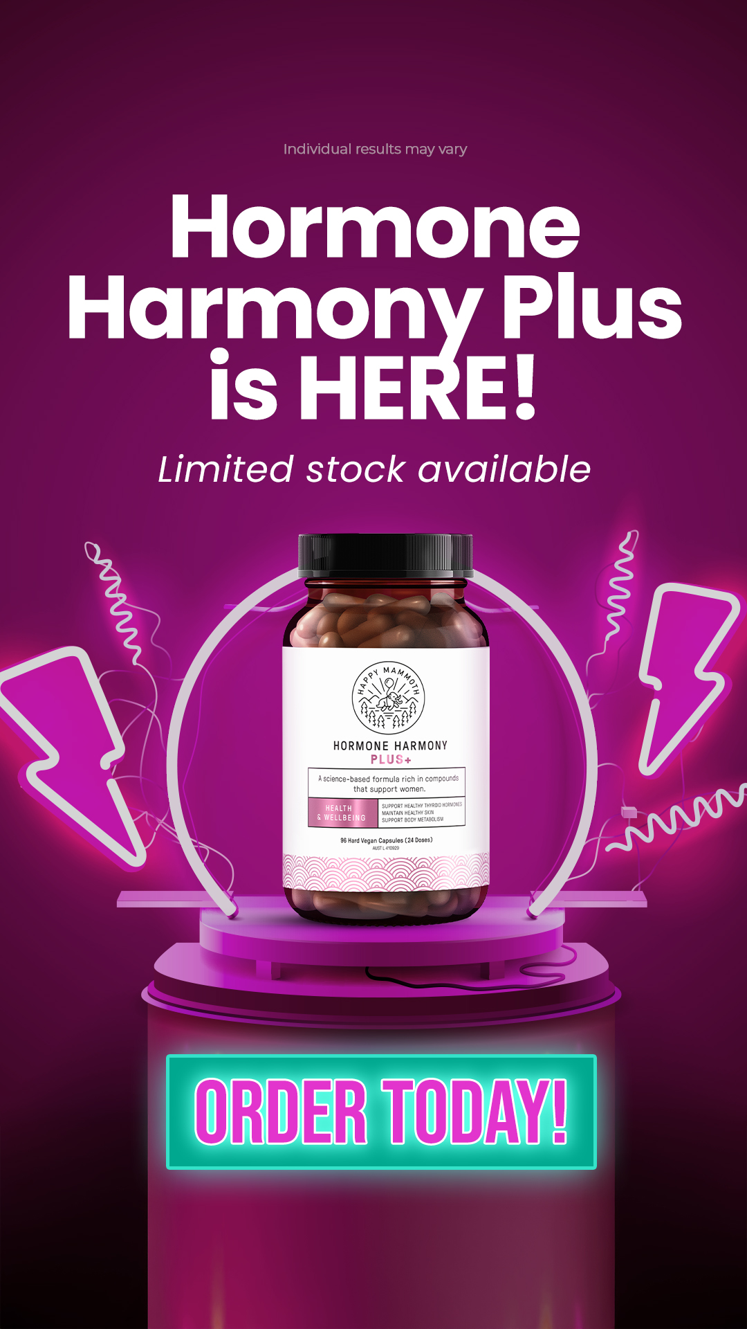 Happy Mammoth Facebook ad