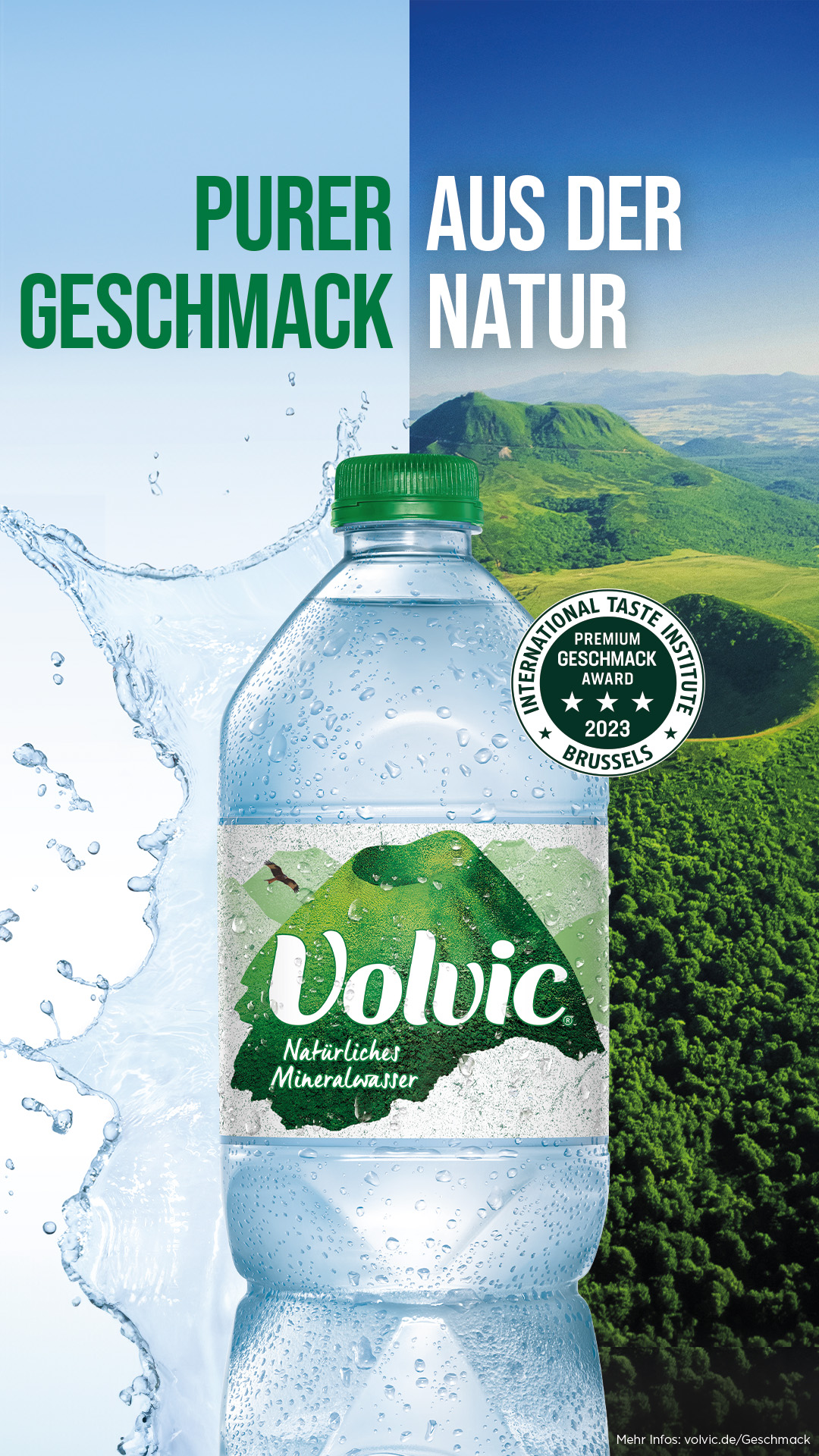 Volvic Facebook ad