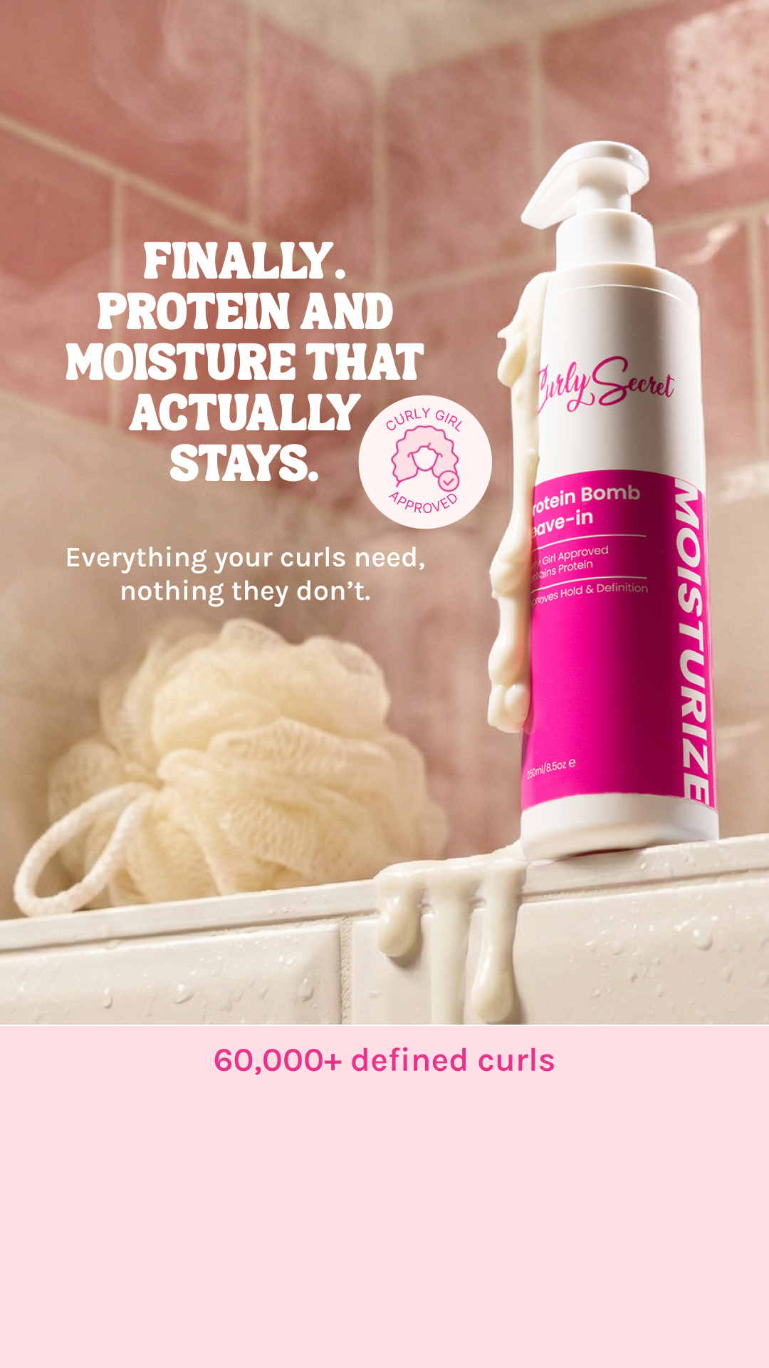 Curly Secret Facebook ad