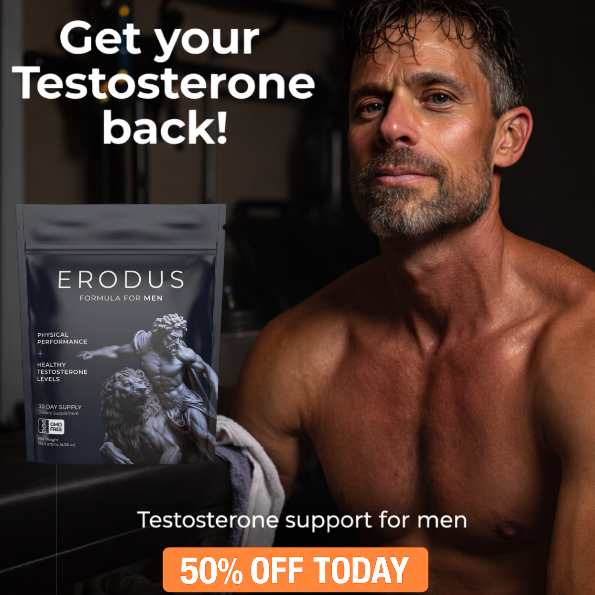 Erodus Formula For Men Facebook ad