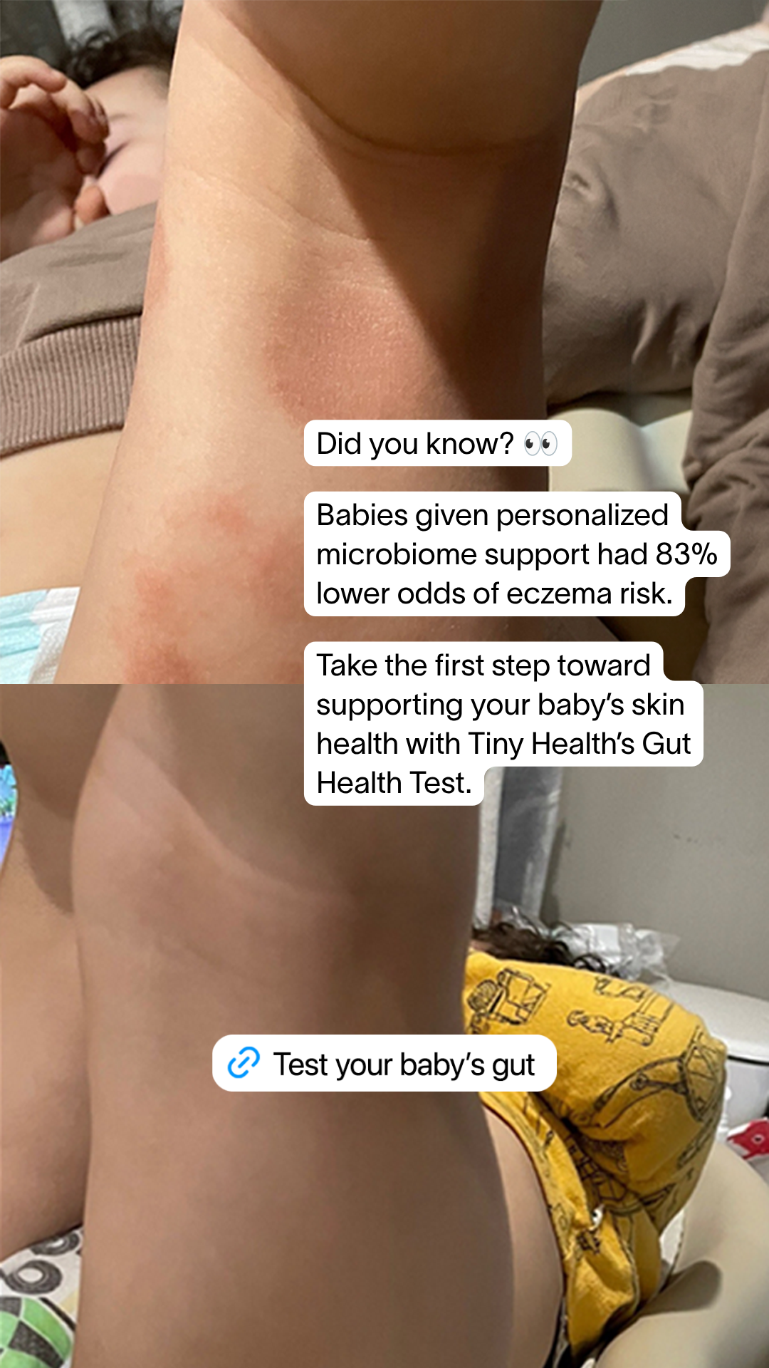 TinyHealth Facebook ad