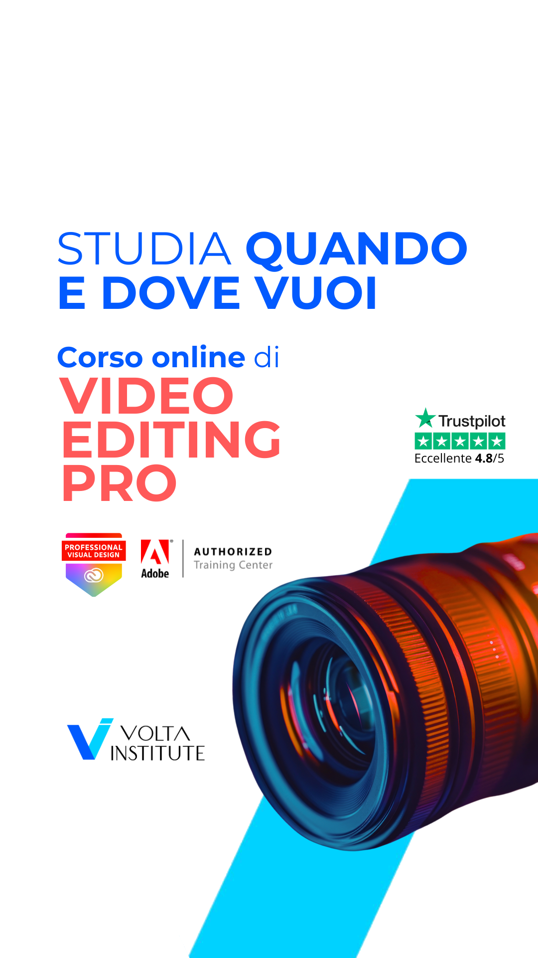 Volta Institute Facebook ad