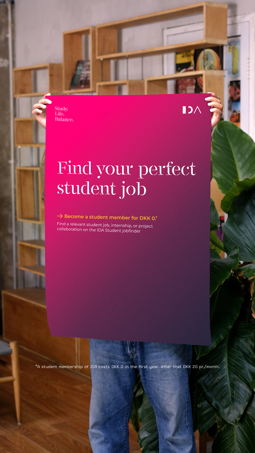 IDA for studerende Facebook ad from Jul 28, 2026