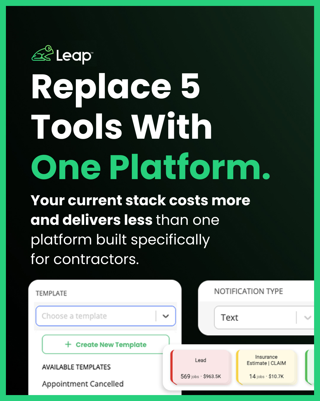 Leap Facebook ad