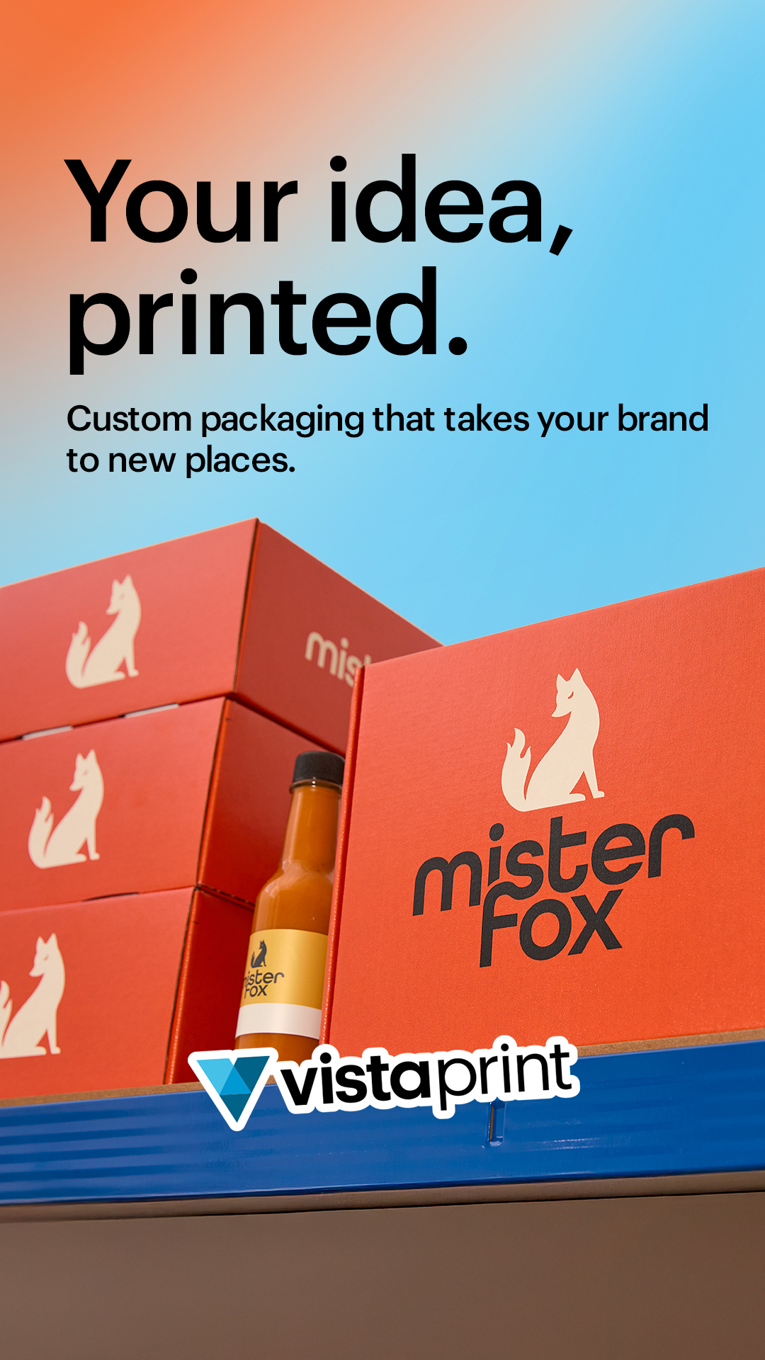 VistaPrint Facebook ad