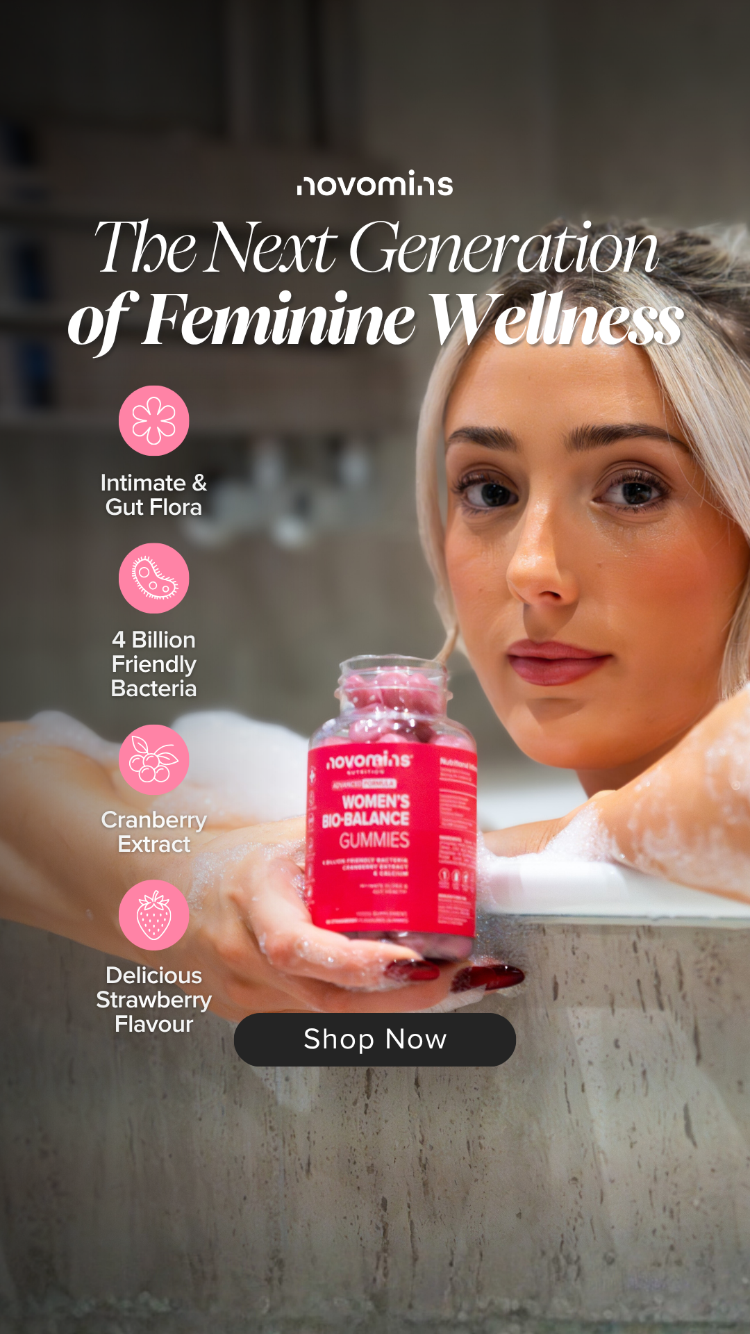 Novomins Nutrition Facebook ad