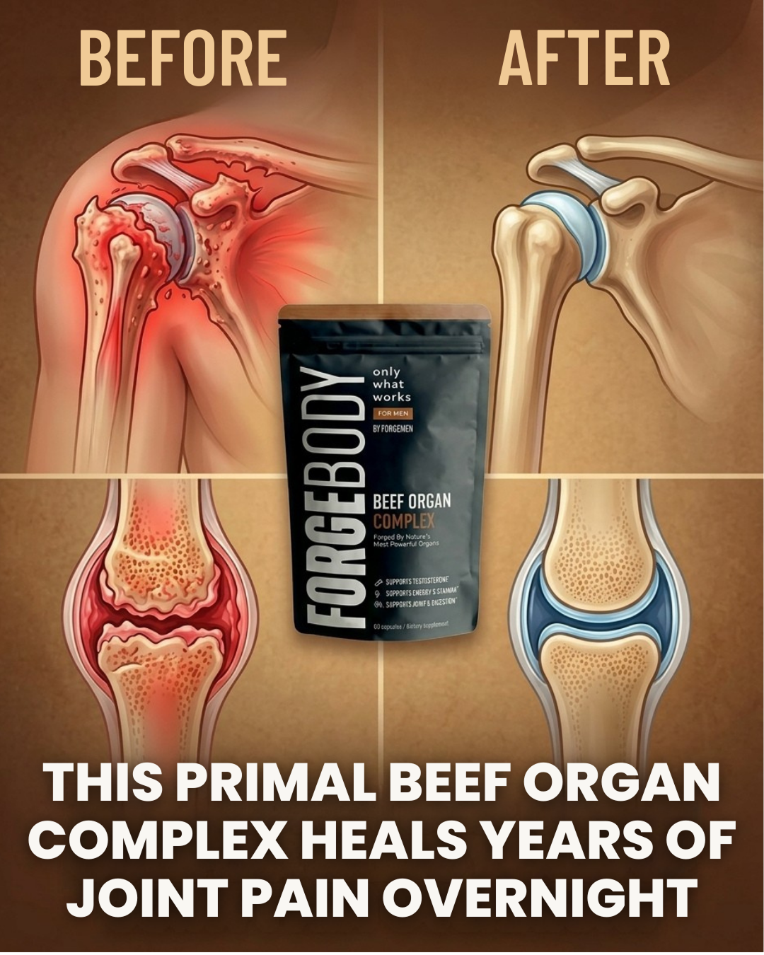 David Grant Facebook ad: Men Used To Be Stronger