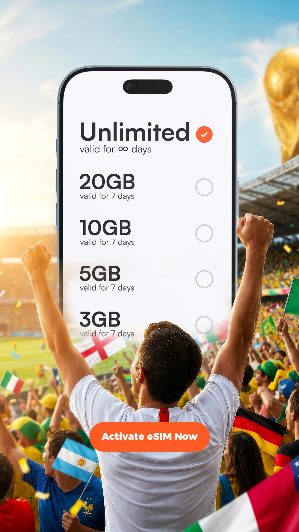 Airalo Global eSIM Store Facebook ad