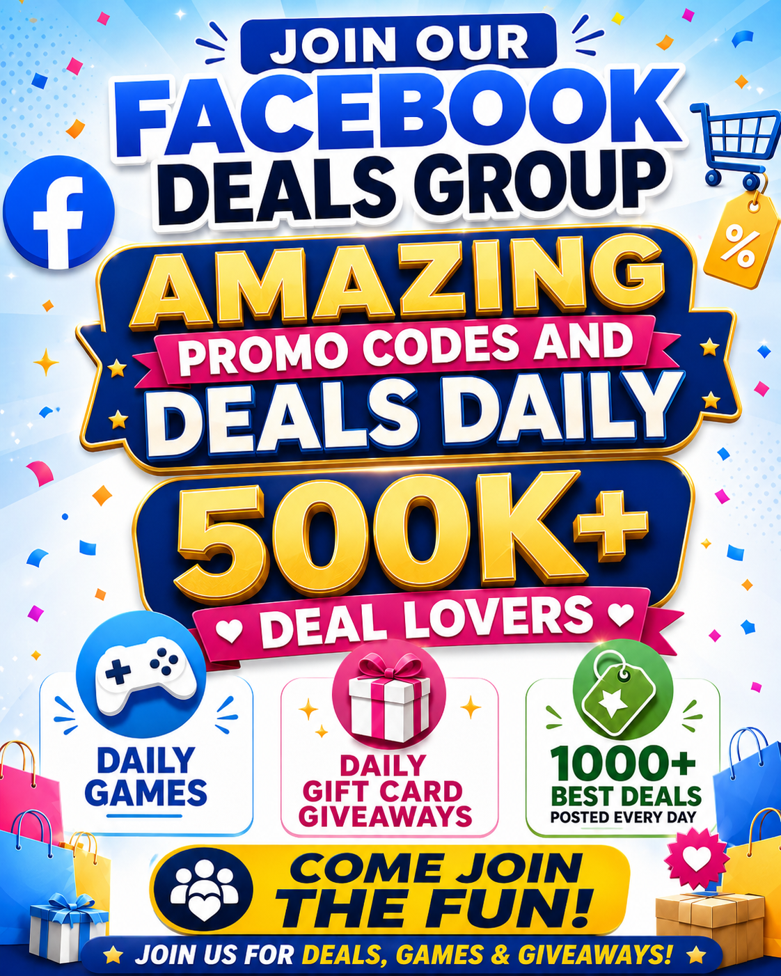 Ama-Zing Promo Codes & Deals Facebook ad