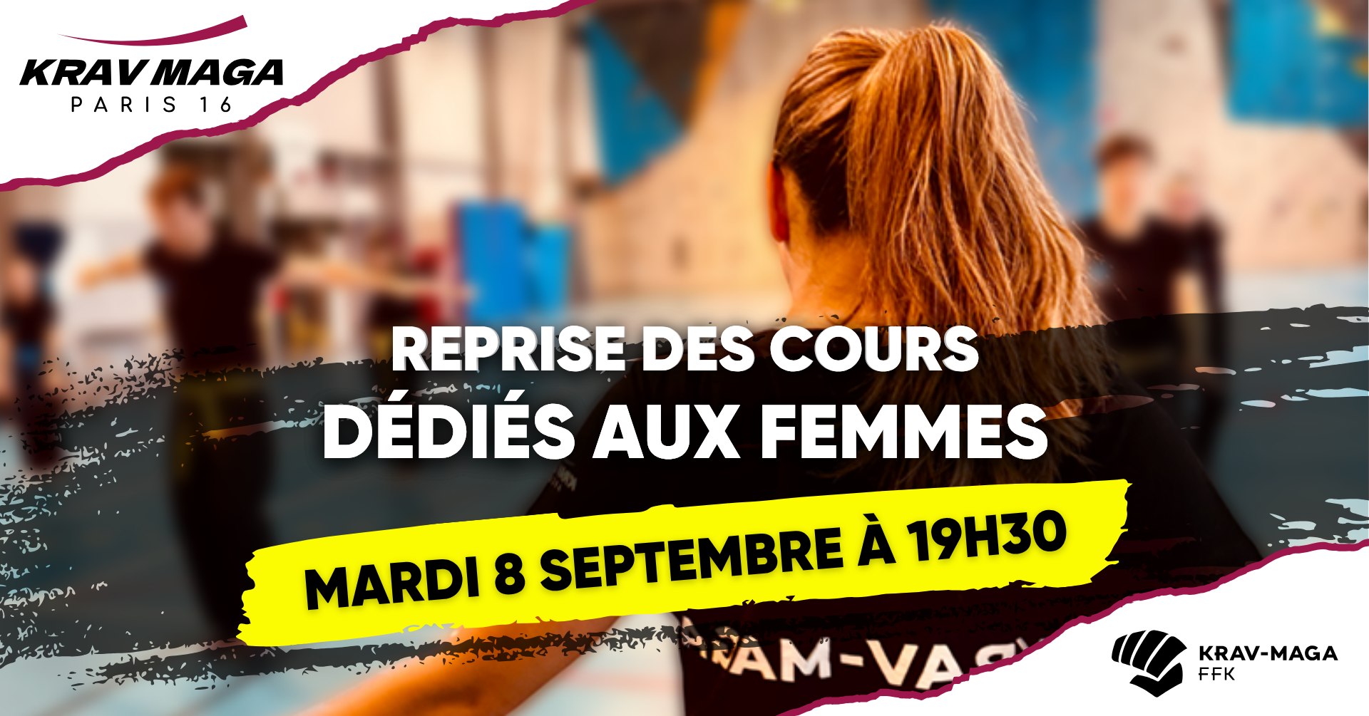 Krav Maga Paris 16 Facebook ad: Krav Maga Paris 16 - Reprise des cours