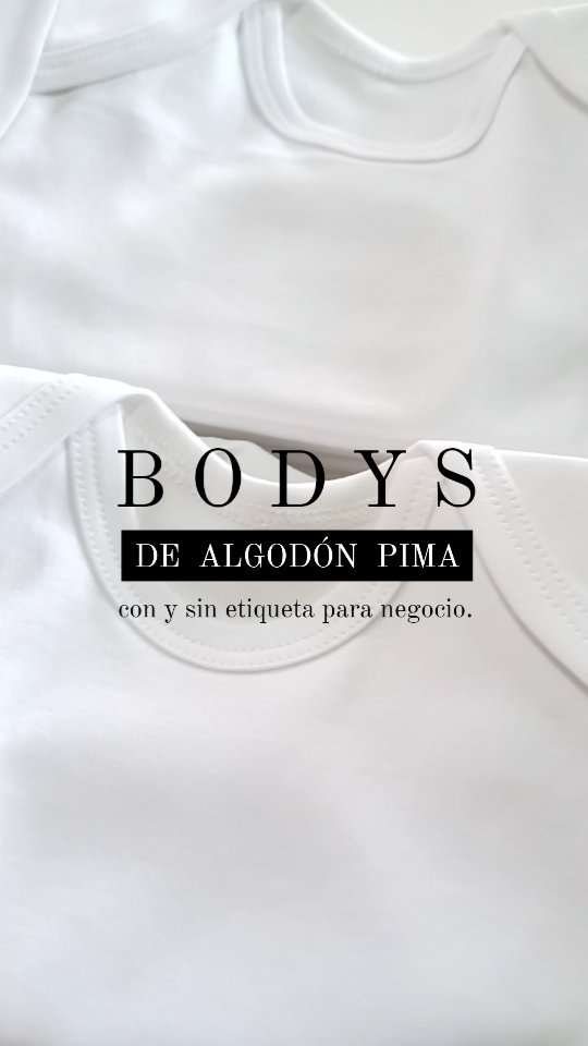 Onesie Factory Perú - Ropa para bebé Facebook ad: B O D Y S sin etiquetas para…