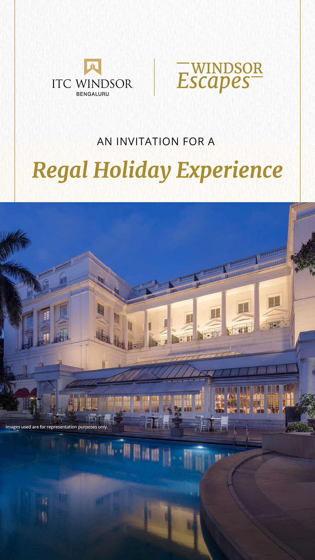 ITC Windsor Facebook ad: Windsor Escapes brings to you English manor-inspired stays…