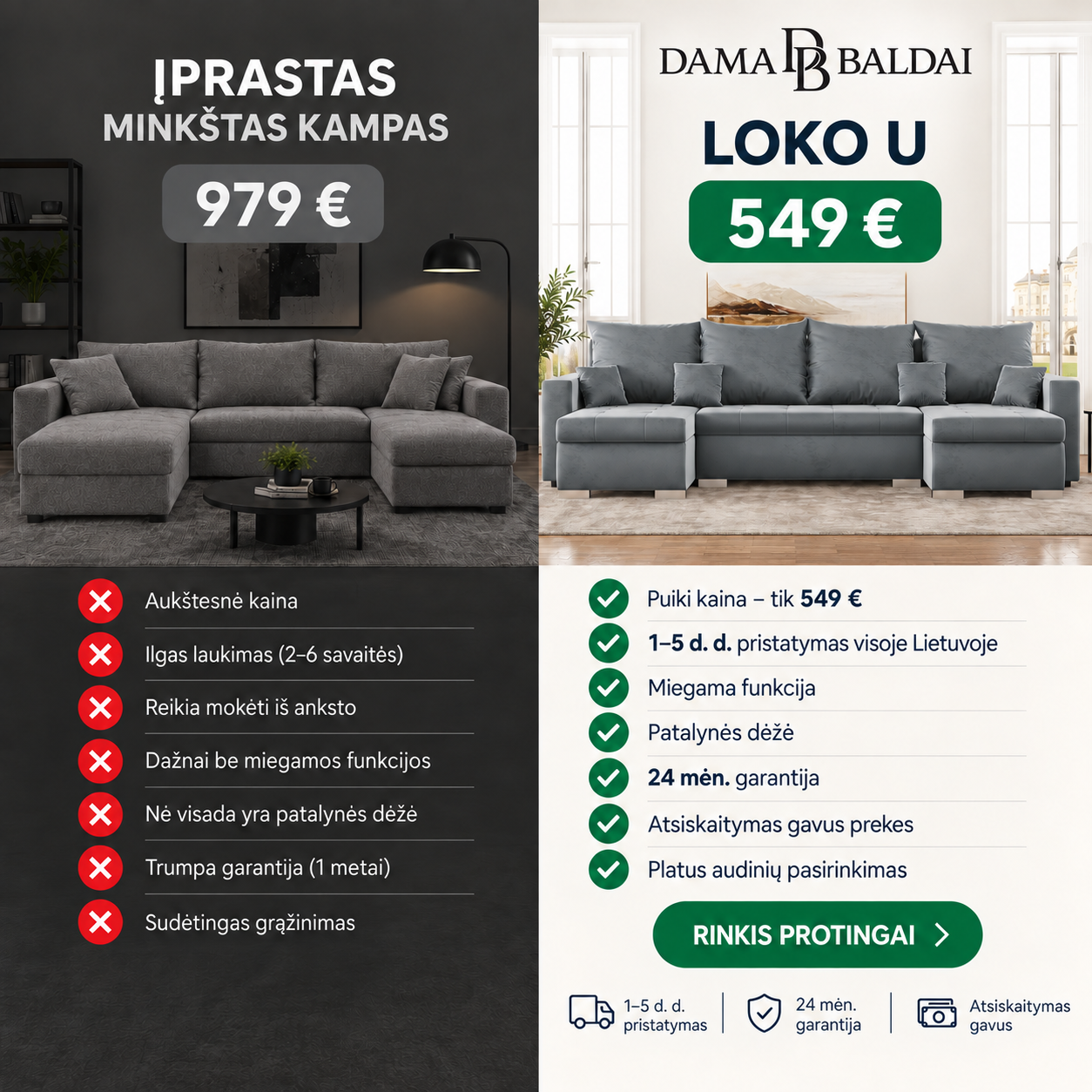 DamaBaldai Facebook ad