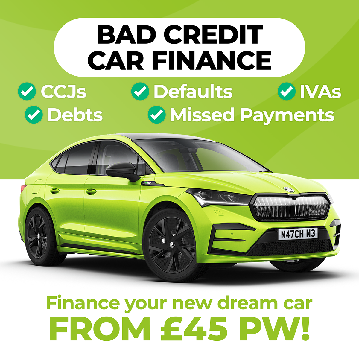 Match Me Car Finance Facebook ad