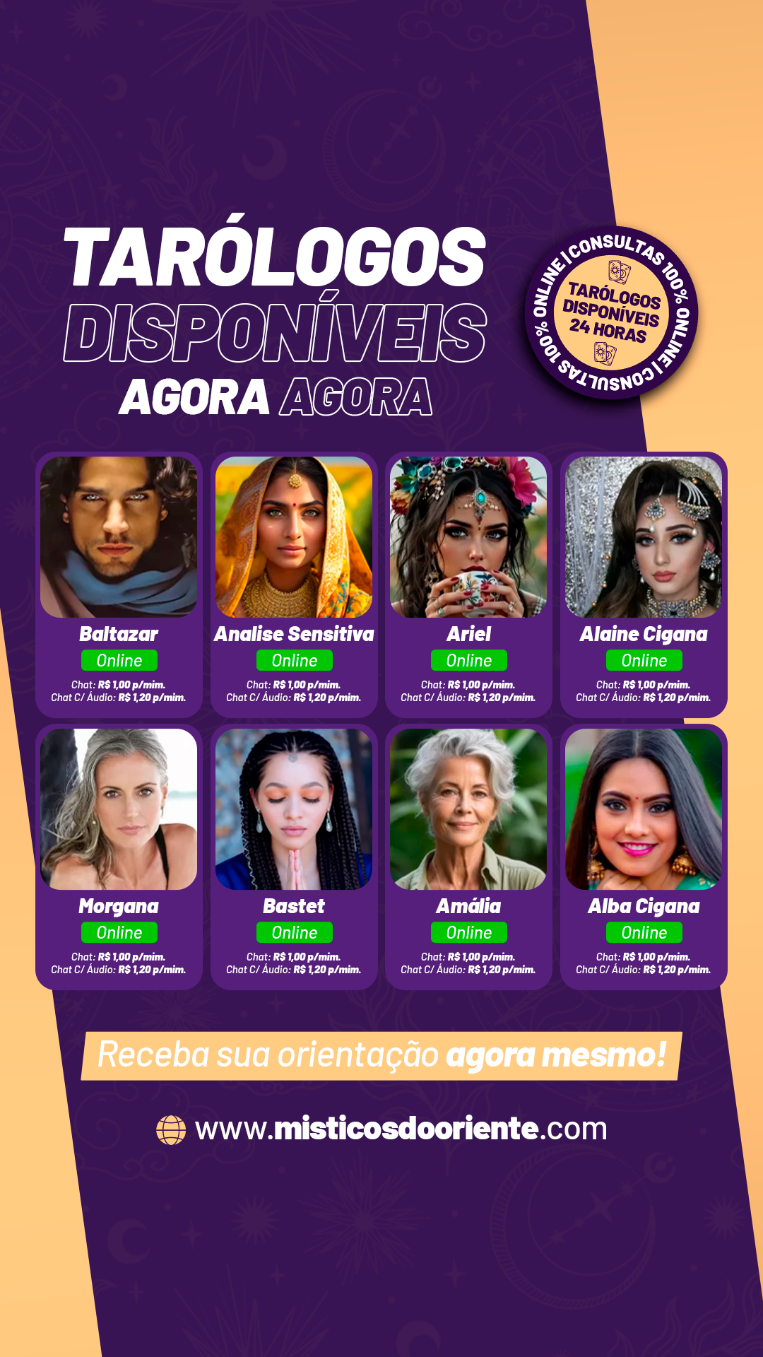Misticos do Oriente Facebook ad from Oct 20, 2025