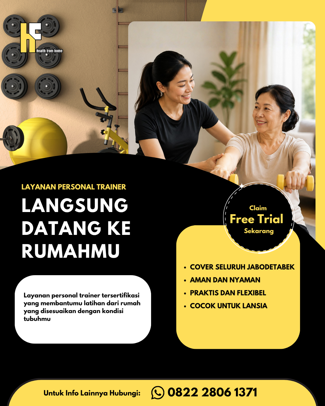 Health From Home Fitness Delivery Facebook ad