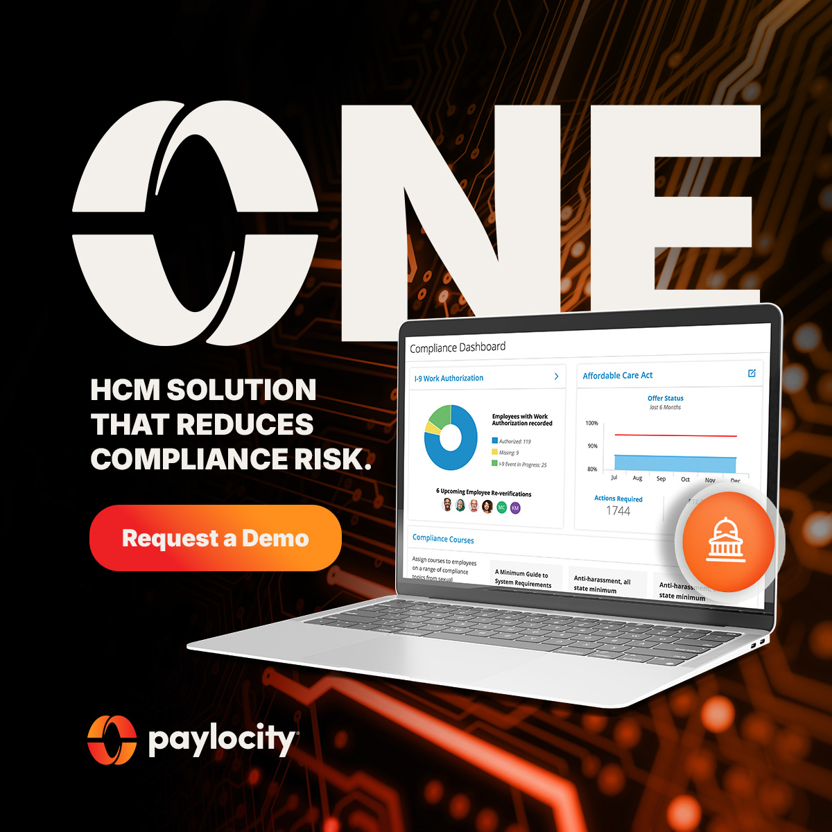 Paylocity Facebook ad