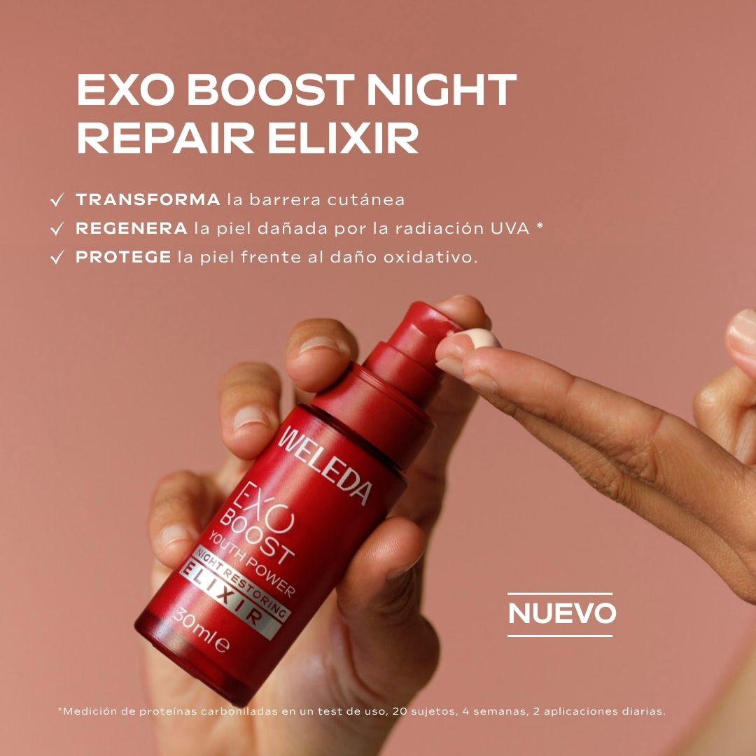 Weleda Facebook ad: Arrugas visiblemente reducidas