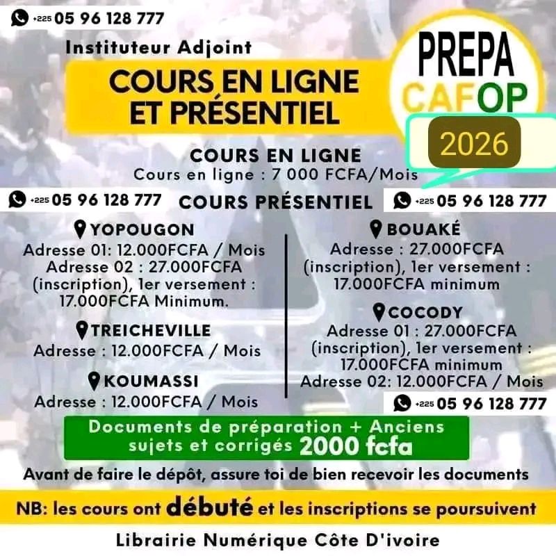 Libraire numérique côte D'Ivoire Facebook ad: 𝗖'𝗲𝘀𝘁 𝗺𝗮𝗶𝗻𝘁𝗲𝗻𝗮𝗻𝘁 𝗾𝘂'𝗶𝗹 𝗳𝗮𝘂𝘁…