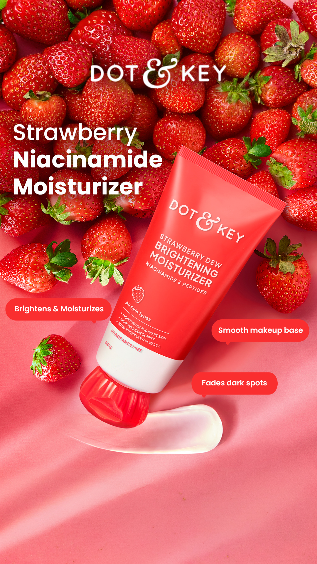 Dot & Key Facebook ad: Brightens & Smoothens Skin