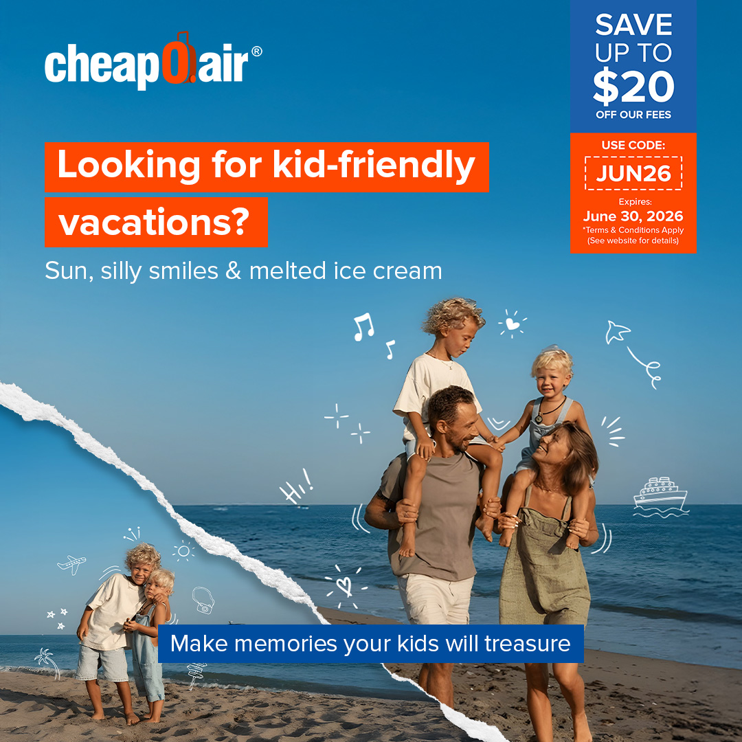 CheapOair Facebook ad