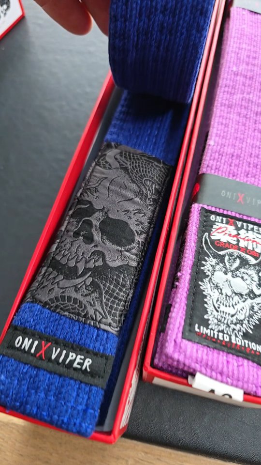 BUDO Fight Gear Facebook ad: ONI x VIPER - BJJ BELTS -