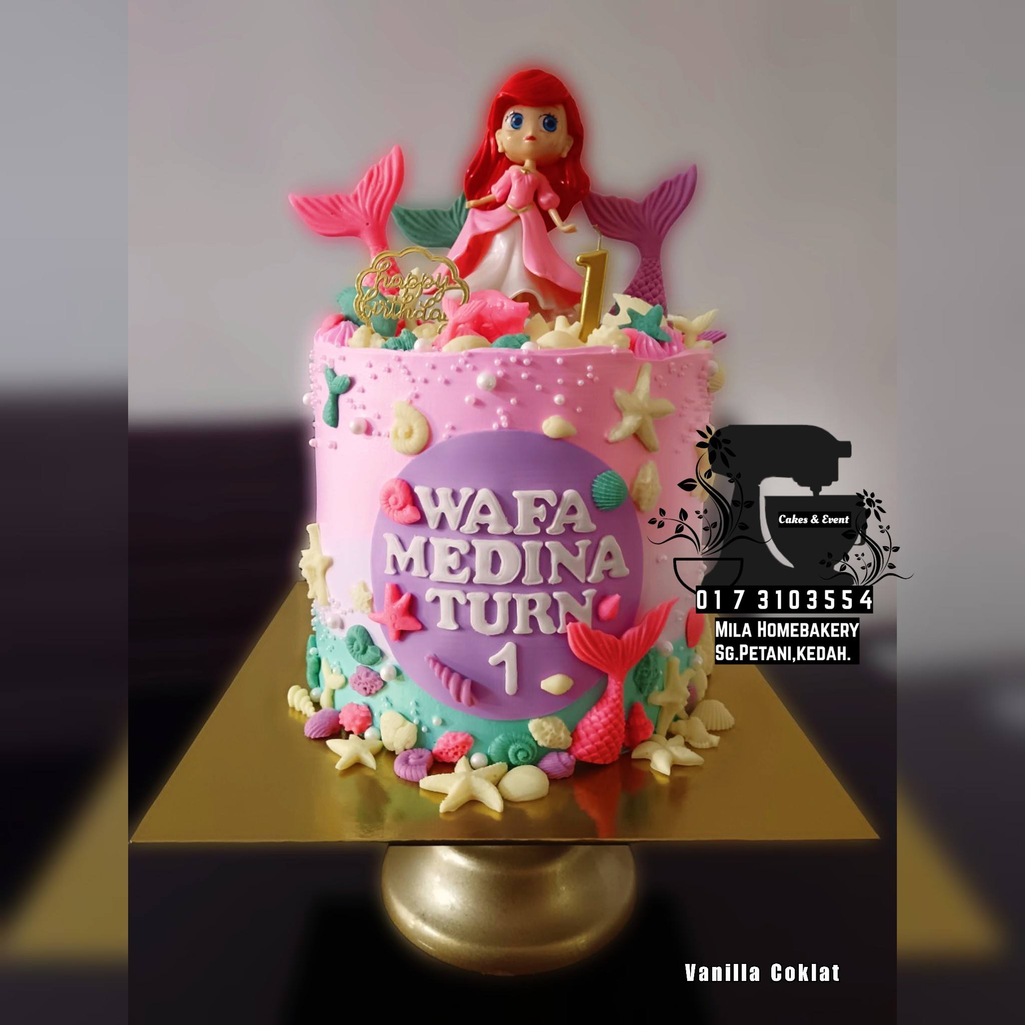 Mila Homebakery Facebook ad: Yang Mencari kek Harijadi, Pertunangan, Perkahwinan,Akikah…