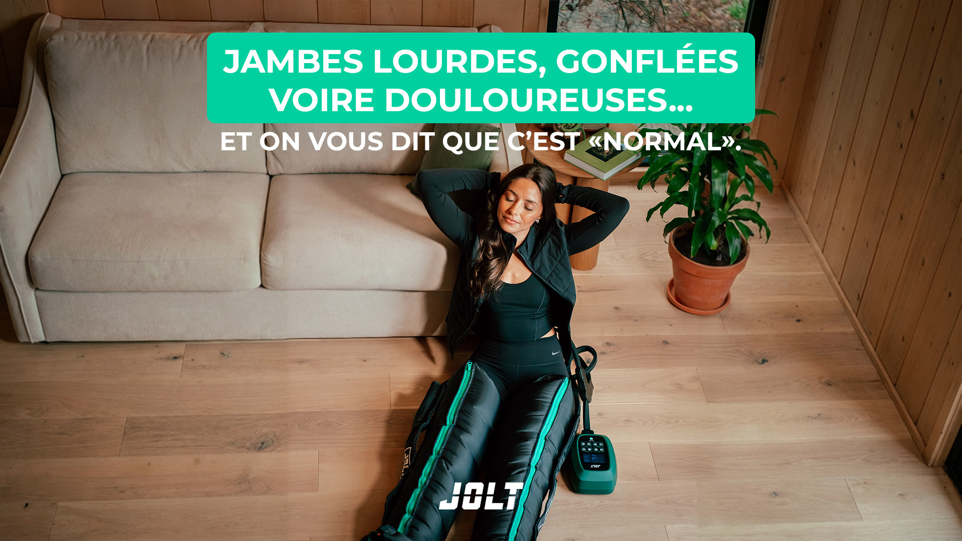JOLT Recovery Facebook ad: Satisfait ou remboursé