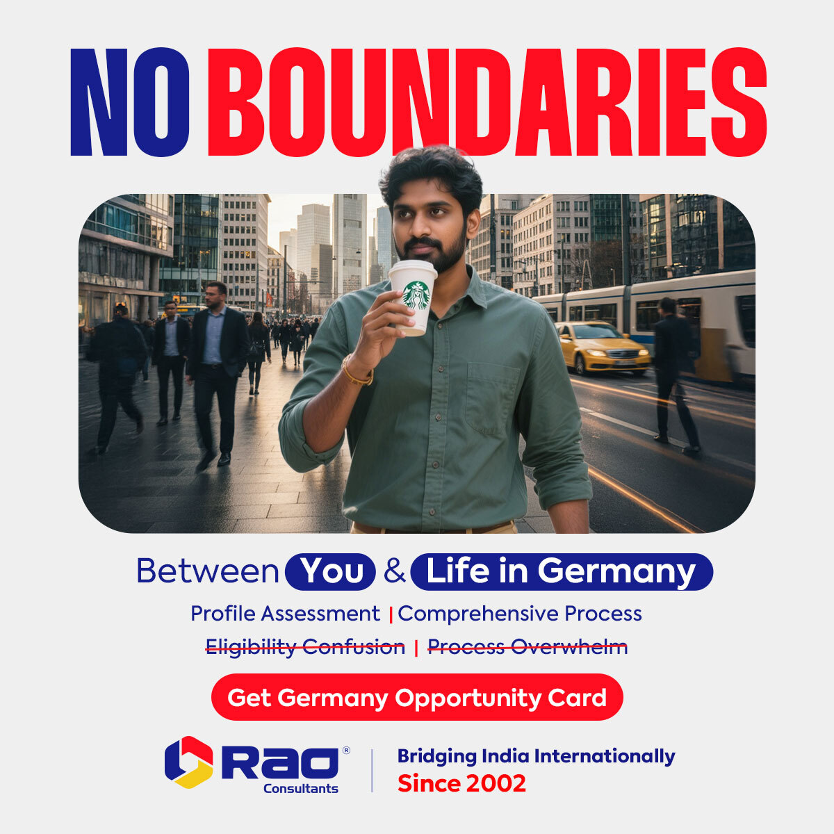 Rao Consultants Facebook ad from Jan 12, 2026