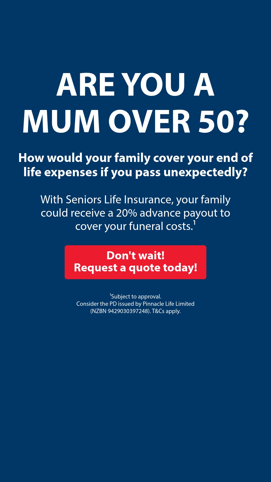 New Zealand Seniors Facebook ad