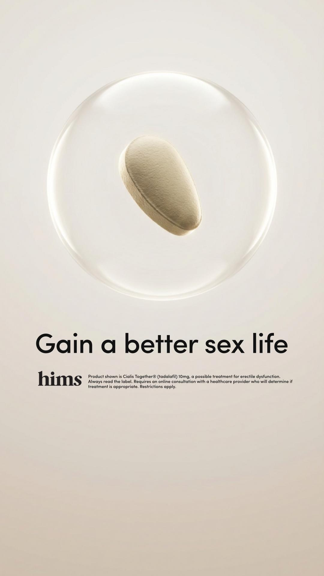 hims Facebook ad
