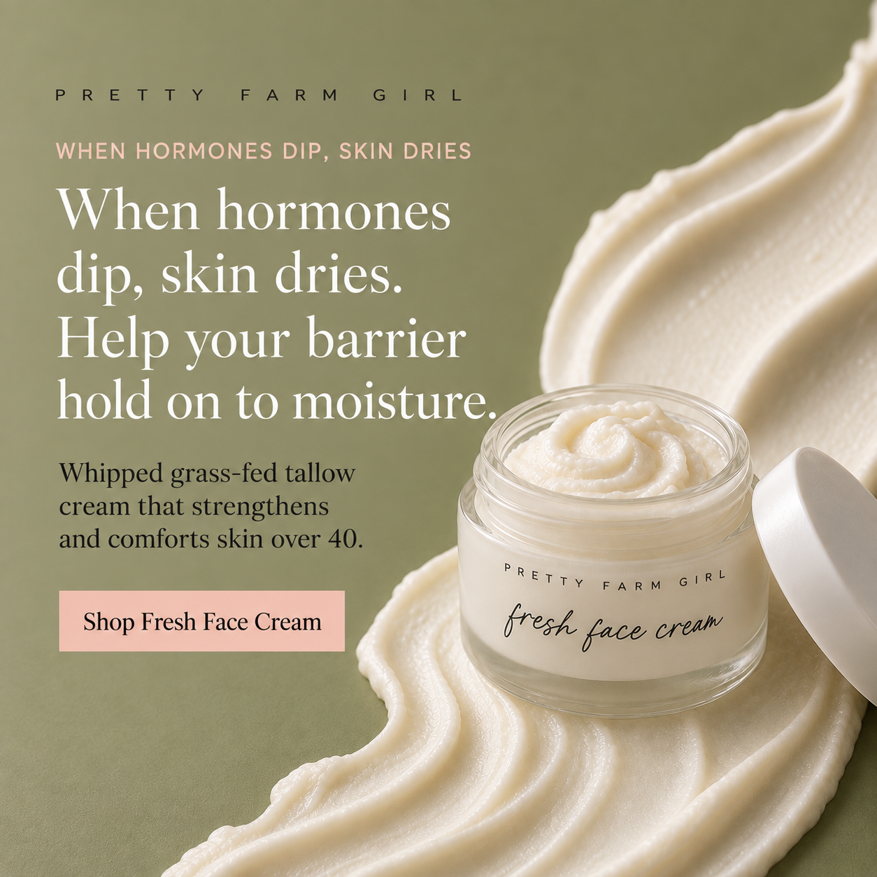 Pretty Farm Girl Facebook ad