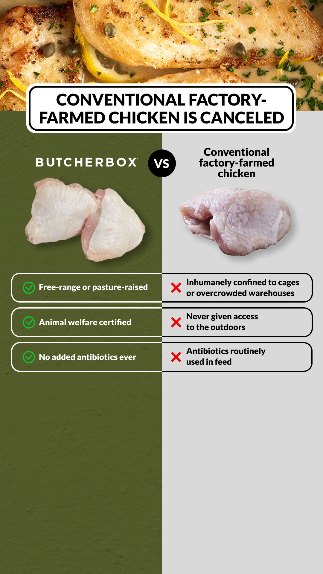 ButcherBox Facebook ad