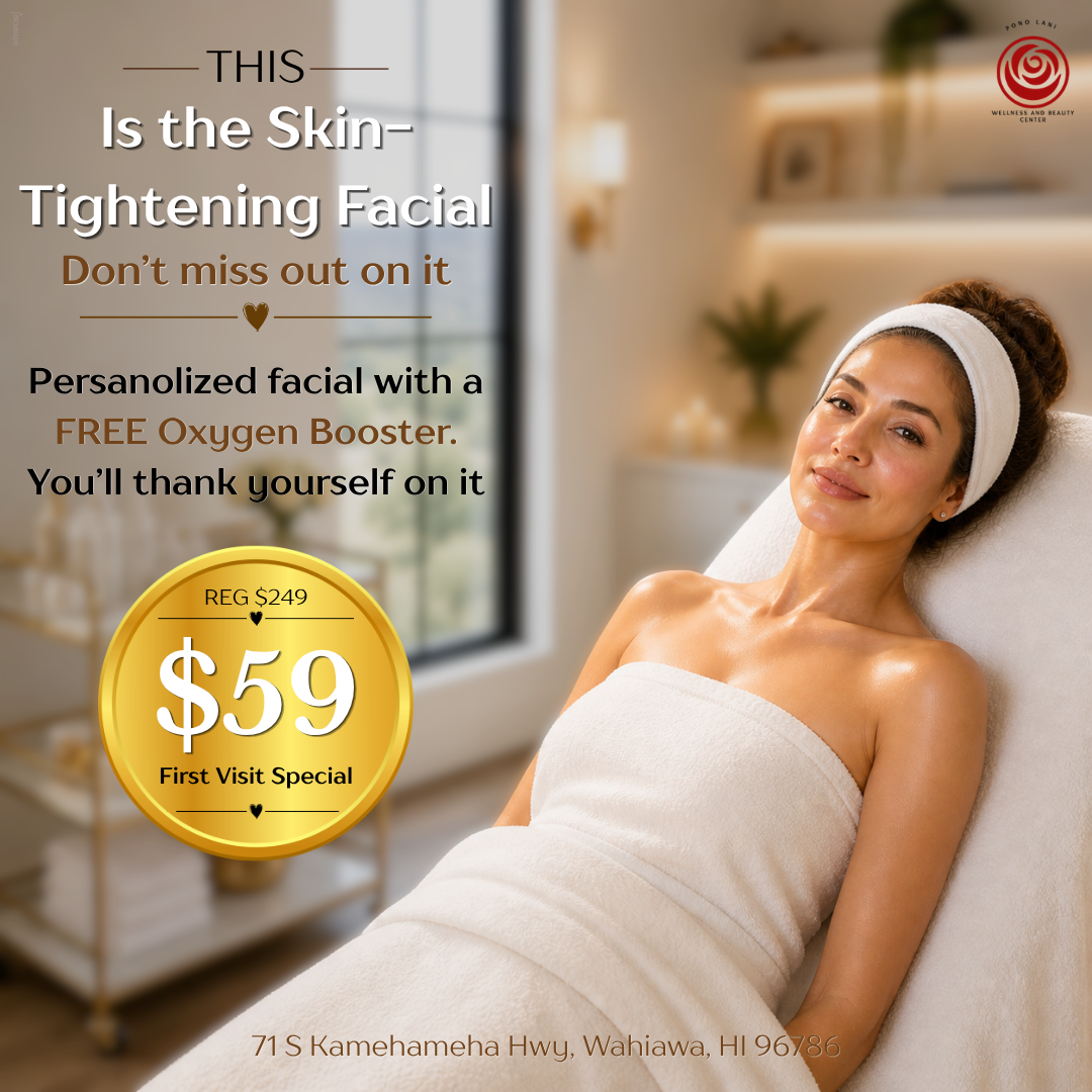 Pono Lani Beauty And Wellness Facebook ad