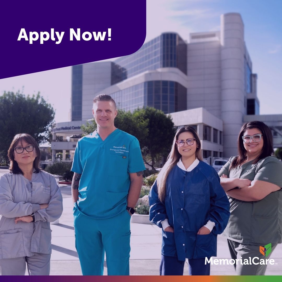 MemorialCare Facebook ad: Now Hiring