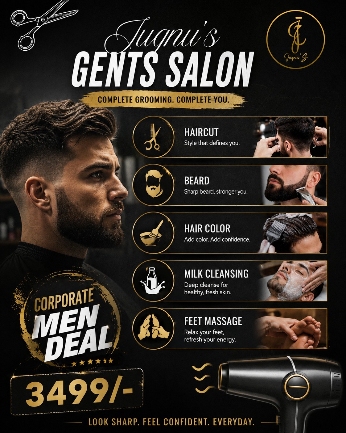 Jugnu's Salon Sargodha Male Facebook ad