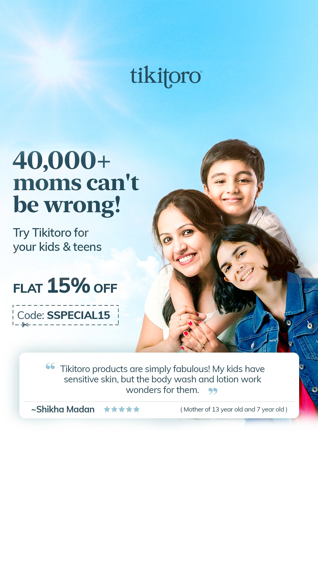 Tikitoro Facebook ad
