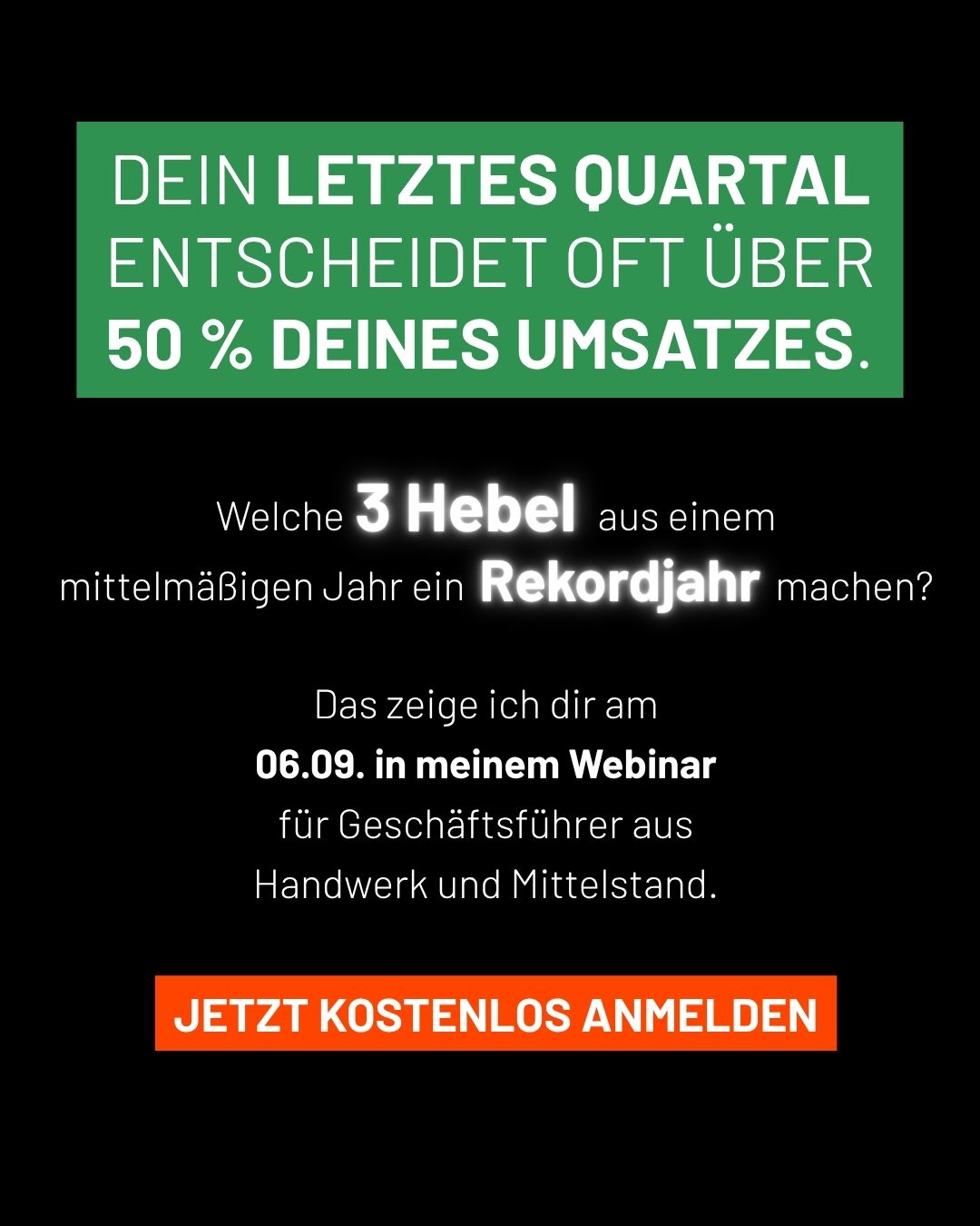 Matthias Aumann Facebook ad